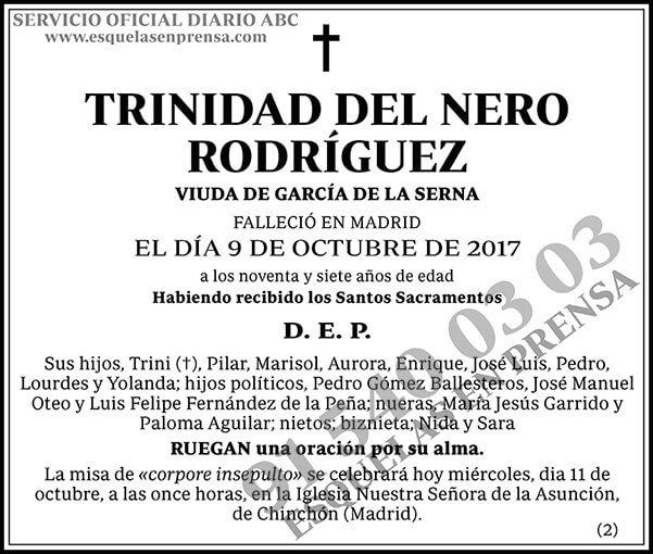 Trinidad del Nero Rodríguez